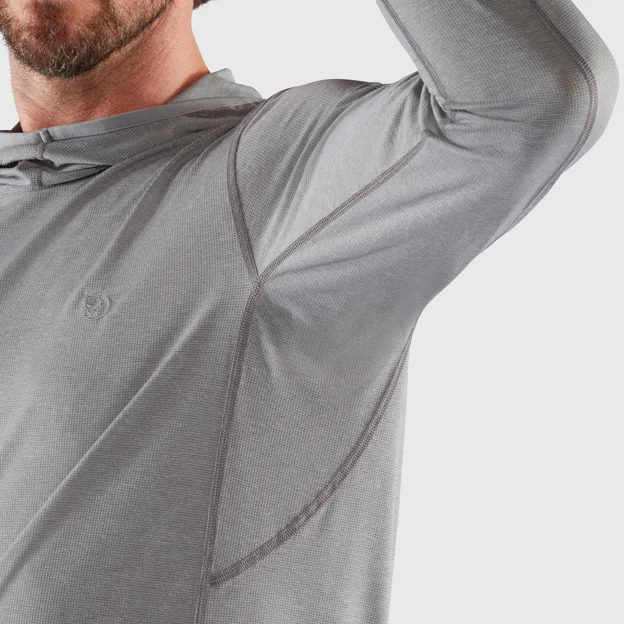 Fjällräven Abisko Sun-hoodie M Men’s Base layer tops Detail Angle G 26529