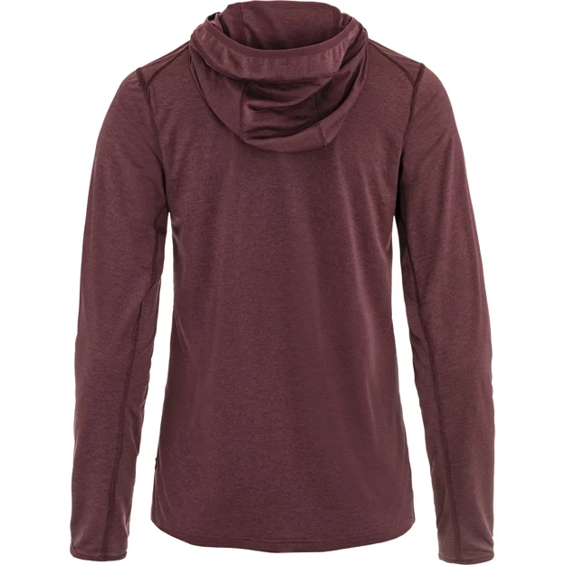 Fjällräven Abisko Sun-hoodie W Women’s Base layer tops Purple Main Back 100664