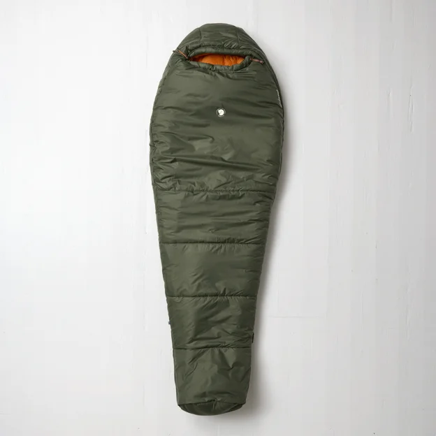 Fjällräven Abisko Three Seasons Long Unisex Sleeping bags Brown, Green Main Front 84673