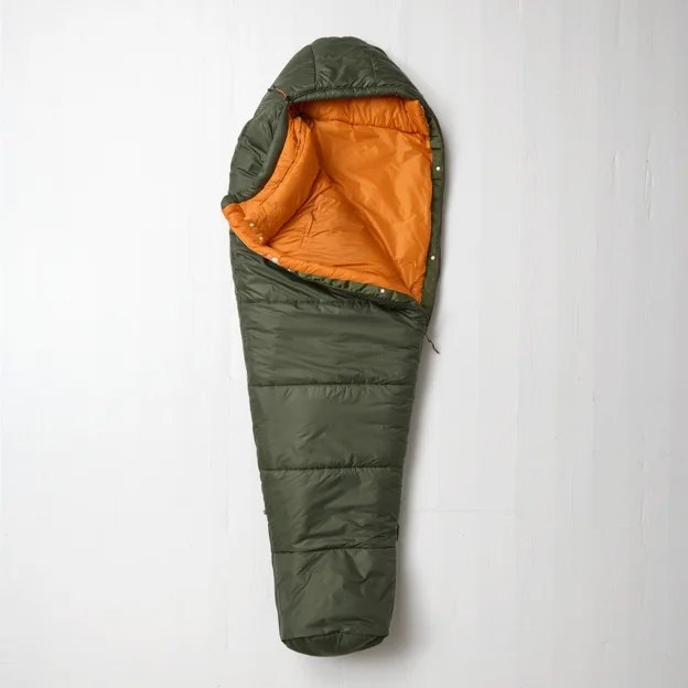 Fjällräven Abisko Three Seasons Long Unisex Sleeping bags Brown, Green Main Angle F 88745
