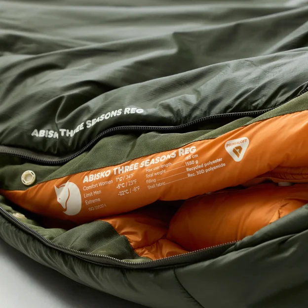 Fjällräven Abisko Three Seasons XL Unisex Sleeping bags Model Angle J 101259