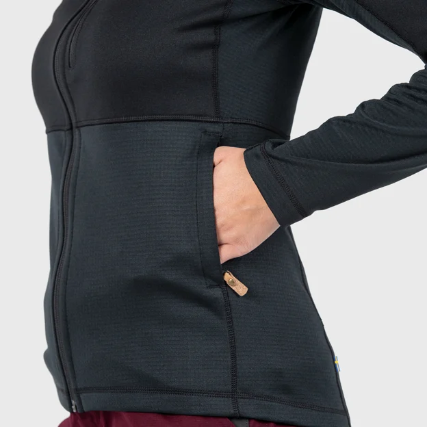 Fjällräven Abisko Trail Fleece W Women’s Fleeces Detail Angle F 44523