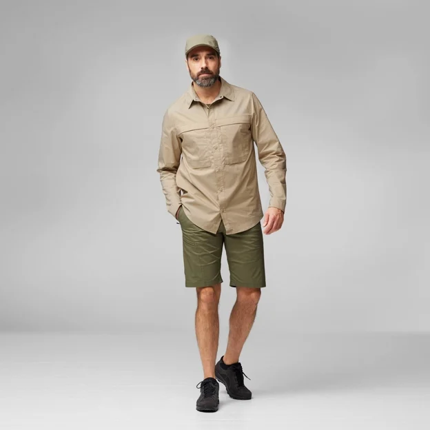Fjällräven Abisko Trail Shirt LS M Men’s Shirts Model Model front 82084