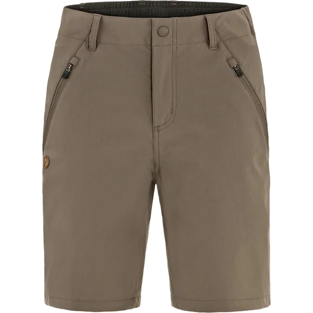 Fjällräven Abisko Trail Stretch Shorts W Women’s Shorts & skirts Brown Main Front 100148