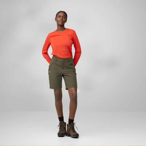 Fjällräven Abisko Trail Stretch Shorts W Women’s Shorts & skirts Model Model front 82097
