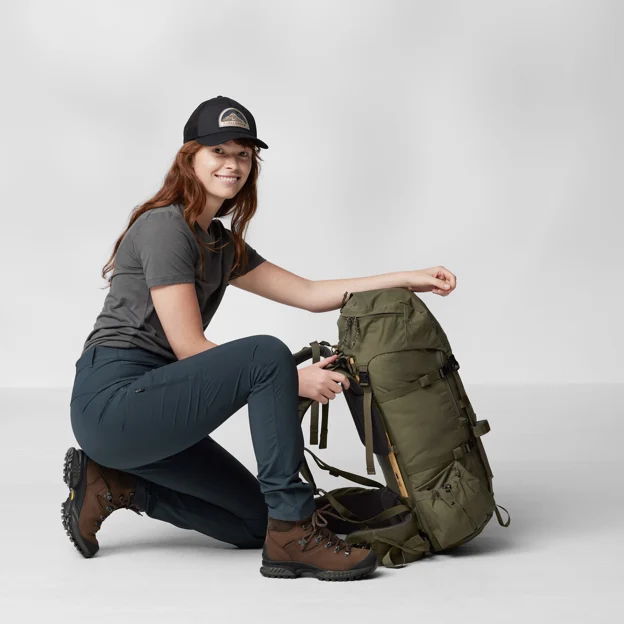 Fjällräven Abisko Trail Stretch Trousers W Women’s Trekking trousers Model Model back 66633