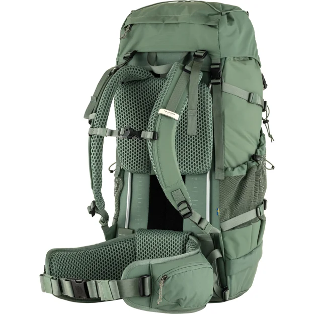 Fjällräven Abisko Trek 48 S/M Unisex Trekking backpacks Green Main Back 80790