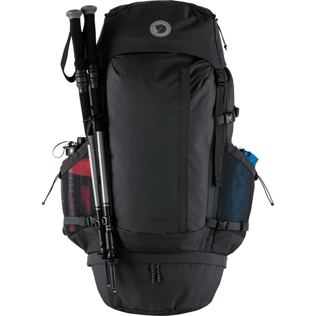 Fjällräven Abisko Trek 65 S/M Unisex Trekking backpacks Black Detail Angle G 83591
