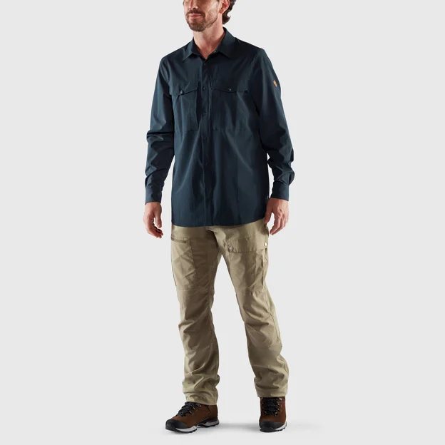 Fjällräven Abisko Trekking Shirt M Men’s Shirts Model Model front 32930