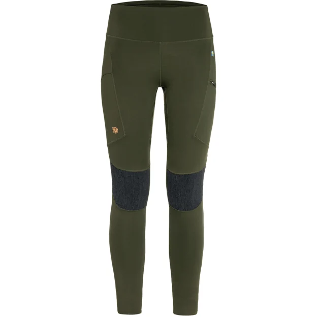 Fjällräven Abisko Trekking Tights HD W Women’s Trekking tights Green Main Front 59443