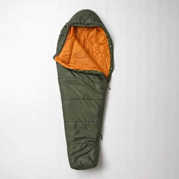 Fjällräven Abisko Two Seasons Long Unisex Sleeping bags Brown, Green Main Angle F 88749