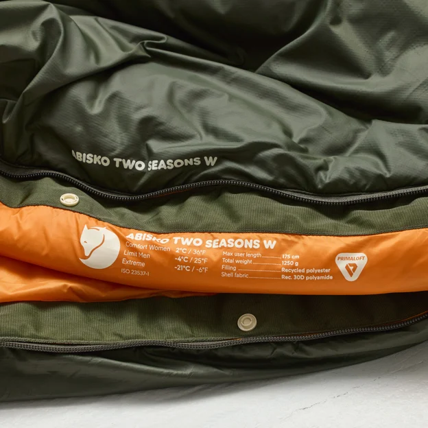 Fjällräven Abisko Two Seasons W Women’s Sleeping bags Model Angle H 88247