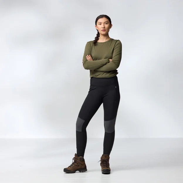 Fjällräven Abisko Värm Trekking Tights W Women’s Trekking tights Model Model front 86106