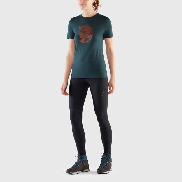 Fjällräven Abisko Wool Fox SS W Women’s Base layer tops Model Model front 43646