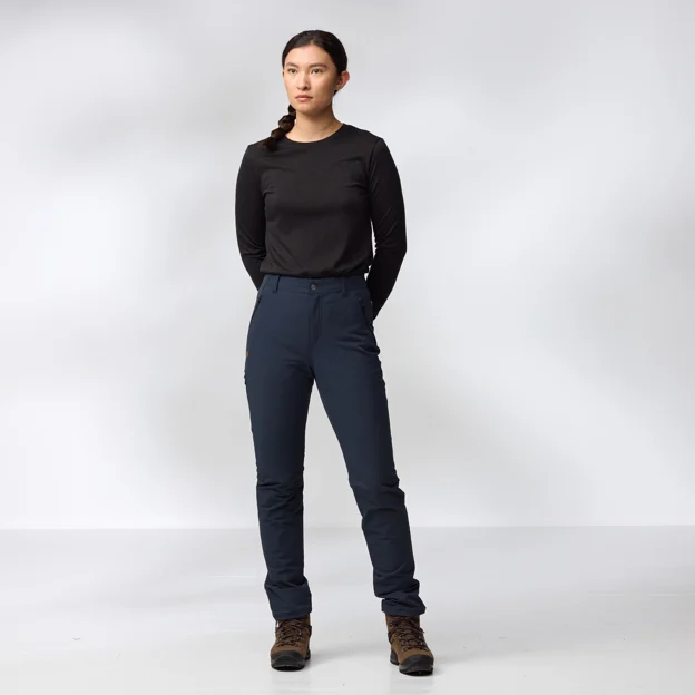 Fjällräven Abisko Wool LS W Women’s Base layer tops Model Angle F 86125