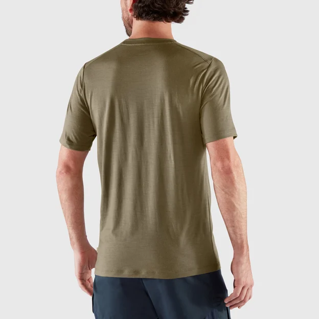 Fjällräven Abisko Wool SS M Men’s Base layer tops Model Model back 32940