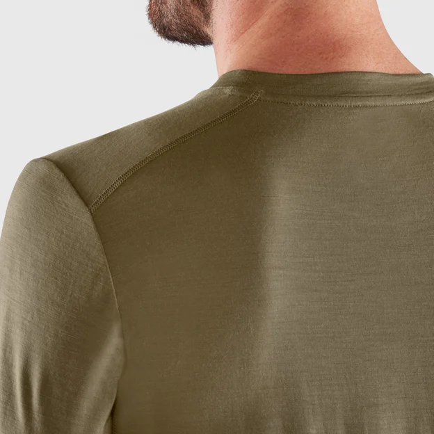 Fjällräven Abisko Wool SS M Men’s Base layer tops Detail Angle F 26150