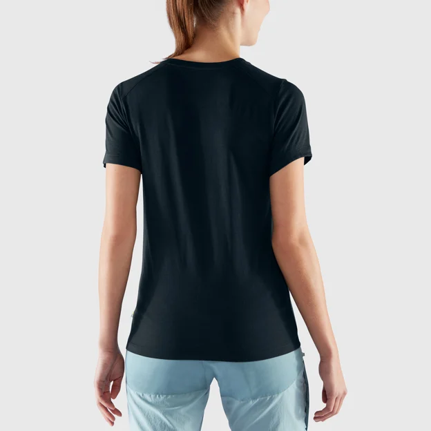 Fjällräven Abisko Wool SS W Women’s Base layer tops Model Model back 32943