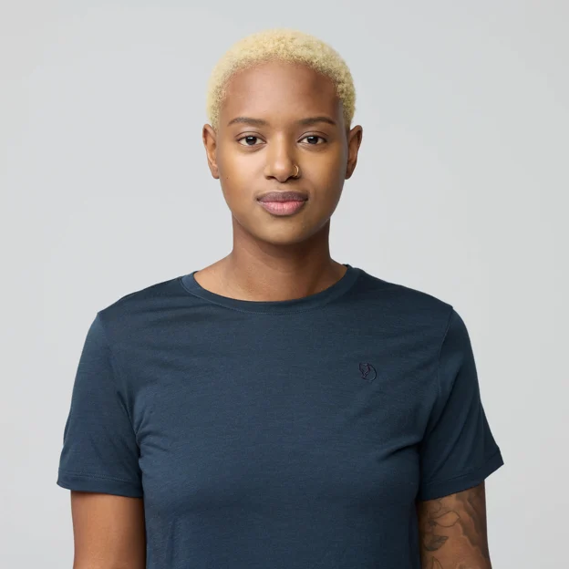 Fjällräven Abisko Wool SS W Women’s Base layer tops Model Angle F 93301