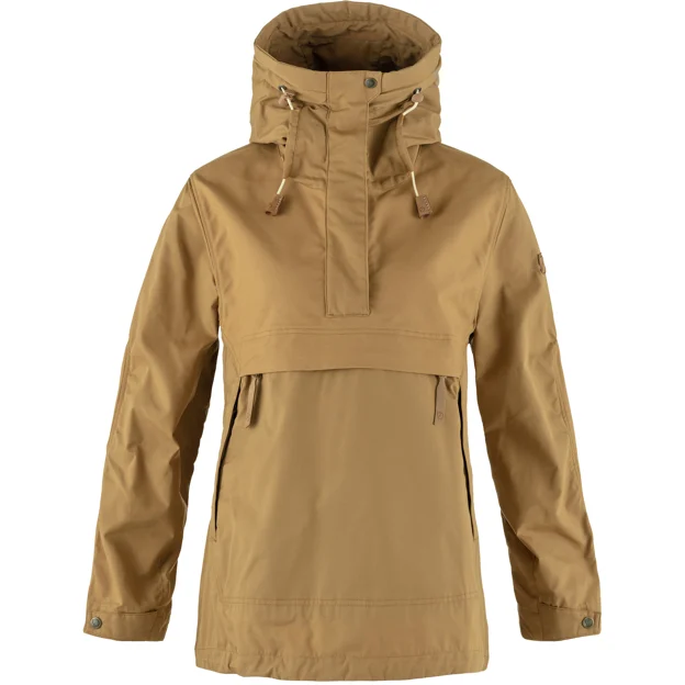 Fjällräven Anorak No. 8 W Women’s Anoraks Brown, Yellow Main Front 65307