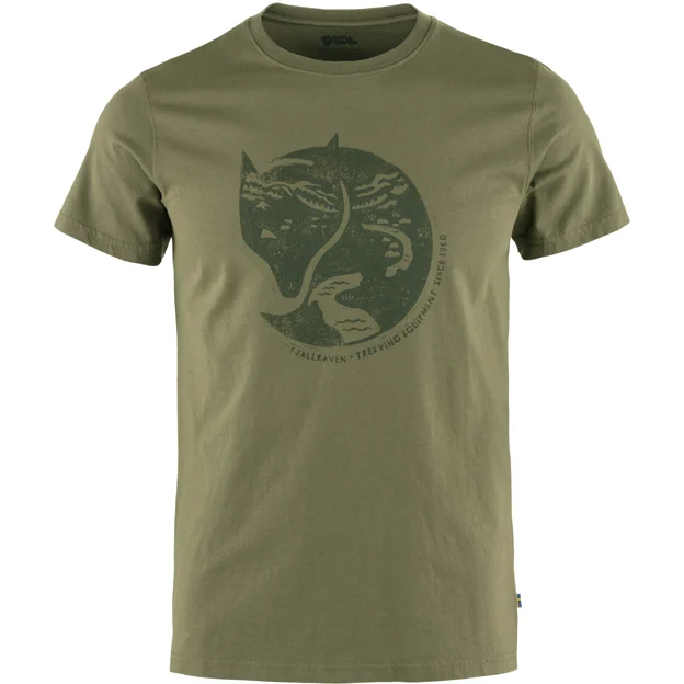 Fjällräven Arctic Fox T-shirt M Men’s T-shirts & tank tops Green Main Front 73796
