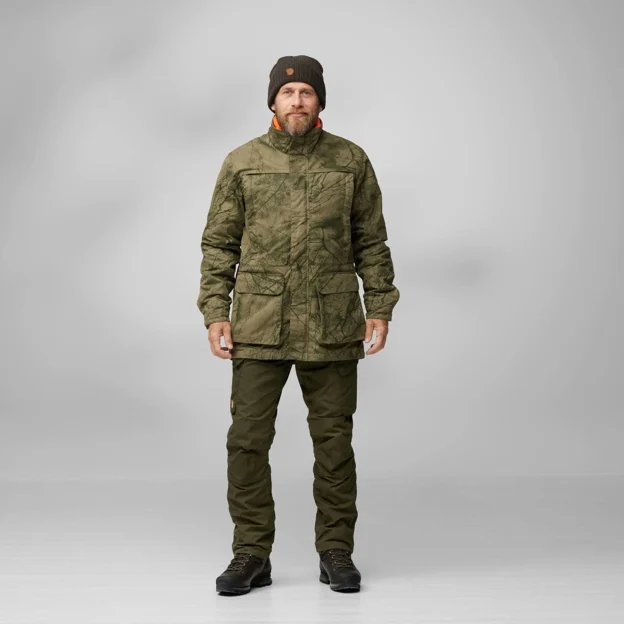 Fjällräven Barents 3 in 1 Hydratic Jacket M Men’s Hunting jackets Model Model front 85337