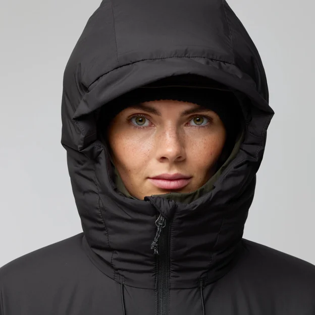 Fjällräven Bergtagen 130 Insulation Jkt W Women’s Mountaineering jackets Model Angle H 94305