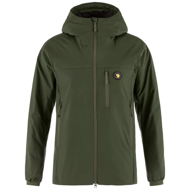 Fjällräven Bergtagen 60 Insulation Jkt W Women’s Mountaineering jackets Black, Green Main Front 104210