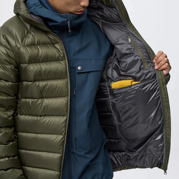 Fjällräven Bergtagen Down Jacket M Men’s Down jackets Model Angle J 120343