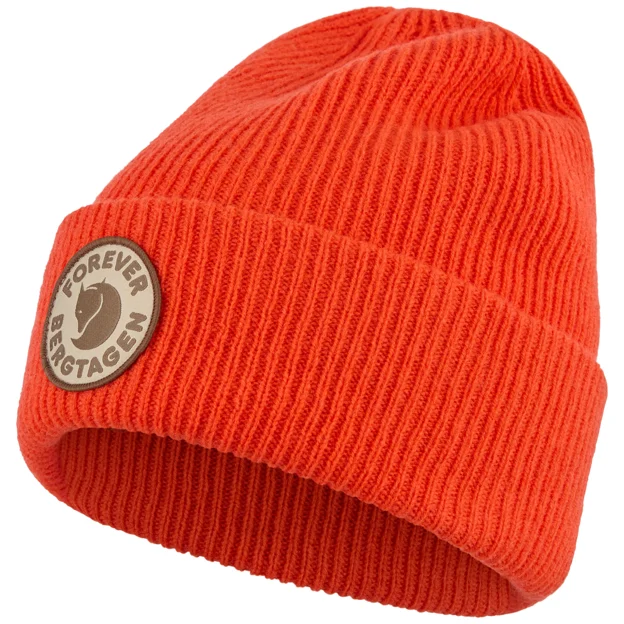 Fjällräven Bergtagen Forever Wool Beanie Unisex Caps, hats & beanies Orange Main Front 104253