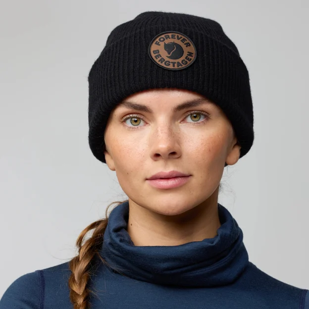 Fjällräven Bergtagen Forever Wool Beanie Unisex Caps, hats & beanies Model Model front 94227