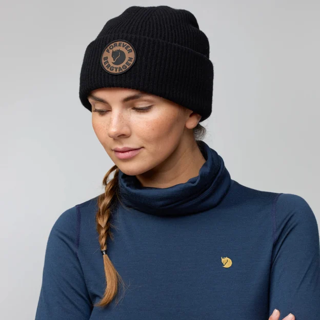 Fjällräven Bergtagen Forever Wool Beanie Unisex Caps, hats & beanies Model Model side 94247