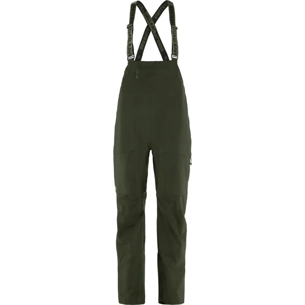 Fjällräven Bergtagen GTX Touring Bibs W Women’s Mountaineering trousers Green Main Front 93867