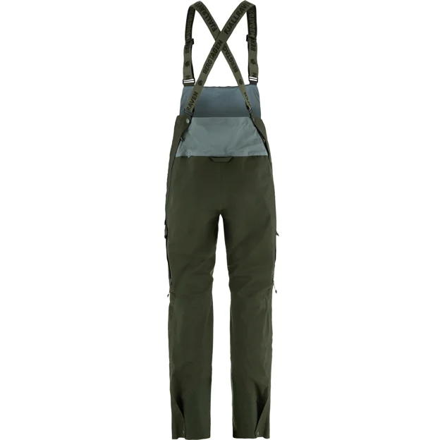 Fjällräven Bergtagen GTX Touring Bibs W Women’s Mountaineering trousers Green Main Back 93869