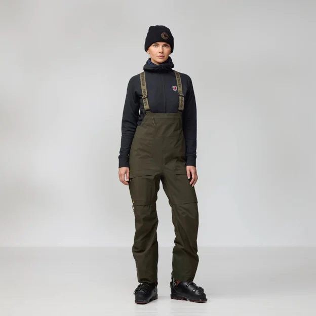 Fjällräven Bergtagen GTX Touring Bibs W Women’s Mountaineering trousers Model Model front 94274