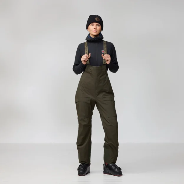 Fjällräven Bergtagen GTX Touring Bibs W Women’s Mountaineering trousers Model Angle I 94232