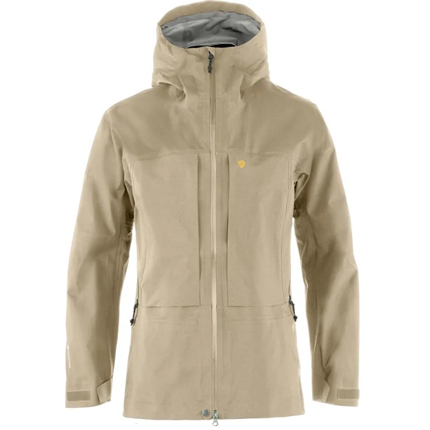Fjällräven Bergtagen GTX Touring Jacket W Women’s Mountaineering jackets Beige Main Front 93862