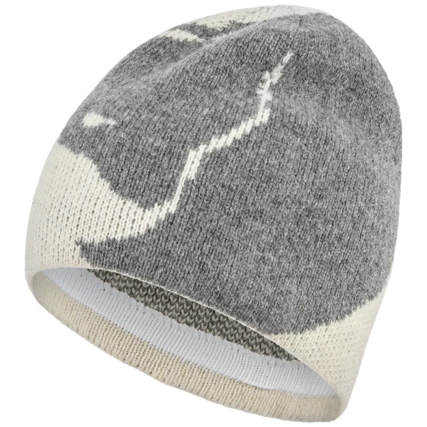 Fjällräven Bergtagen Jacquard Beanie Unisex Caps, hats & beanies White, Grey Main Front 104233