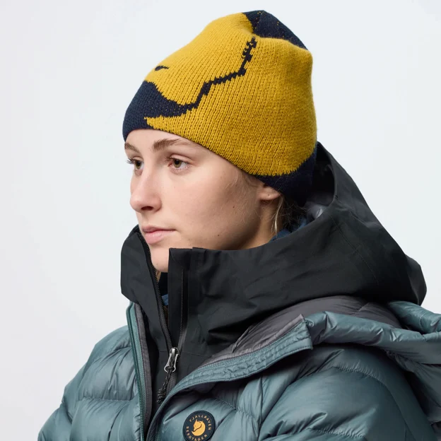 Fjällräven Bergtagen Jacquard Beanie Unisex Caps, hats & beanies Model Angle G 120294