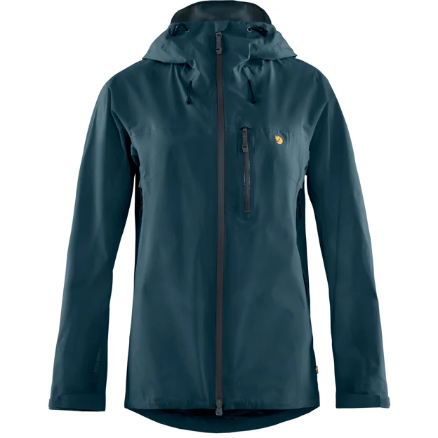 Fjällräven Bergtagen Lite Eco-Shell Jkt W Women’s Mountaineering jackets Blue Main Front 25528
