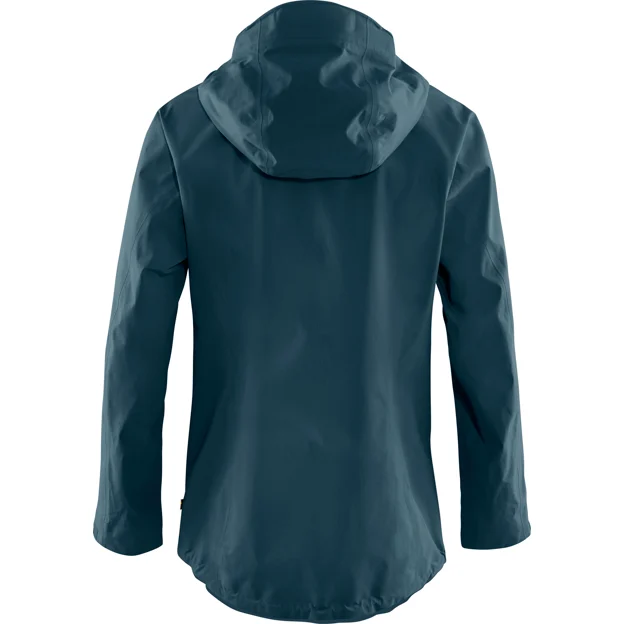 Fjällräven Bergtagen Lite Eco-Shell Jkt W Women’s Mountaineering jackets Blue Main Back 25529