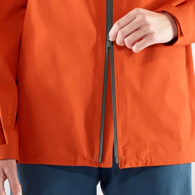 Fjällräven Bergtagen Lite Eco-Shell Jkt W Women’s Mountaineering jackets Detail Angle G 26381