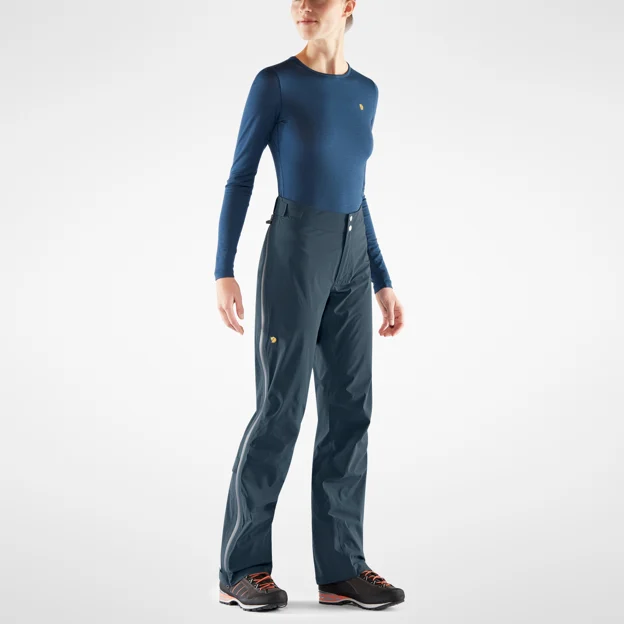 Fjällräven Bergtagen Lite Eco-Shell Trs W Women’s Mountaineering trousers Model Model front 26151