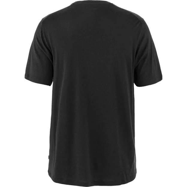 Fjällräven Bergtagen Merino 190 SS M Men’s Base layer tops Black Main Back 93899