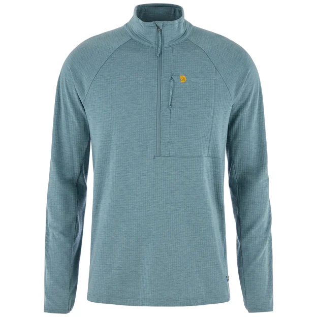 Fjällräven Bergtagen Midlayer Half Zip M Men’s Fleeces Blue Main Front 104213
