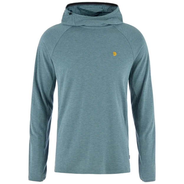 Fjällräven Bergtagen Midlayer Hoodie M Men’s Base layer tops Blue Main Front 104250