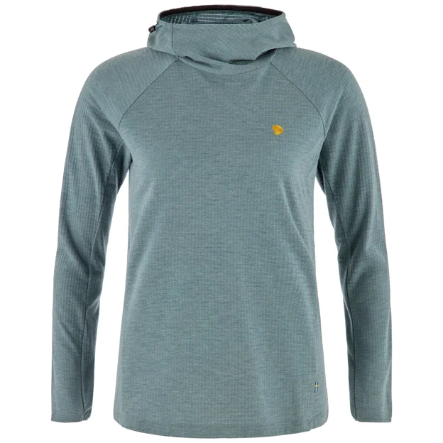 Fjällräven Bergtagen Midlayer Hoodie W Women’s Base layer tops Blue Main Front 104238