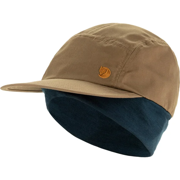 Fjällräven Bergtagen Mountain Cap Unisex Caps, hats & beanies Brown, Blue Main Front 93486