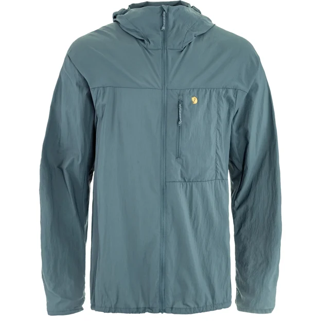 Fjällräven Bergtagen Windshell Jacket M Men’s Wind jackets Blue Main Front 100773