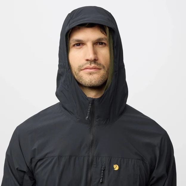 Fjällräven Bergtagen Windshell Jacket M Men’s Wind jackets Model Angle G 101056